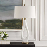 White Stone Table Lamp | Uttermost Promenade