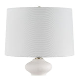 Modern European furniture - White Porcelain Table Lamp - www.oroa.com