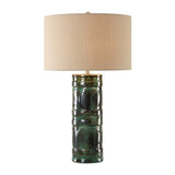 Green Glazed Ceramic Table Lamp | Uttermost Loch
