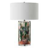 Multicolored Ceramic Table Lamp by Uttermost Silvie, alternate view 3