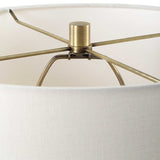 White Marble Column Table Lamp | Uttermost Plinth