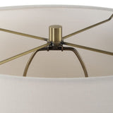Modern European furniture - Honed Travertine Table Lamp - www.oroa.com