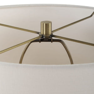   Honed Travertine Table Lamp | Oroa.com