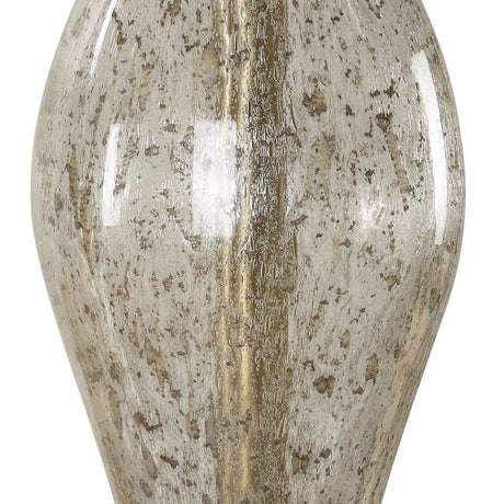 Hourglass Seeded Glass Table Lamp | Uttermost Out Of Time