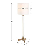 Gold Metal Base Buffet Lamp | Uttermost Lautoka