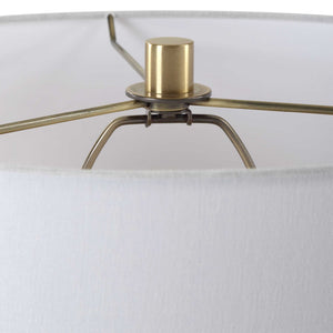   Cylindrical White Shagreen Table Lamp | Oroa.com