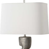 Tarnished Nickel Table Lamp | Uttermost Free Flowing