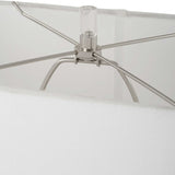 Tarnished Nickel Table Lamp | Uttermost Free Flowing
