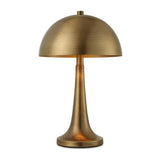 Modern European furniture - Antique Brass Dome Accent Lamp - www.oroa.com