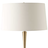 Modern European furniture - Black Travertine Base Floor Lamp - www.oroa.com