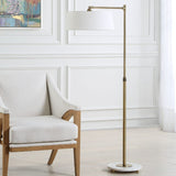 Brushed Brass Adjustable Floor Lamp | Uttermost Branch Out