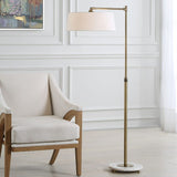 Brushed Brass Adjustable Floor Lamp | Uttermost Branch Out