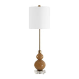 Brown Seeded Glass Buffet Lamp | Uttermost Sienna