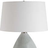 Modern European furniture - Cream Ceramic Teardrop-Shaped Table Lamp - www.oroa.com
