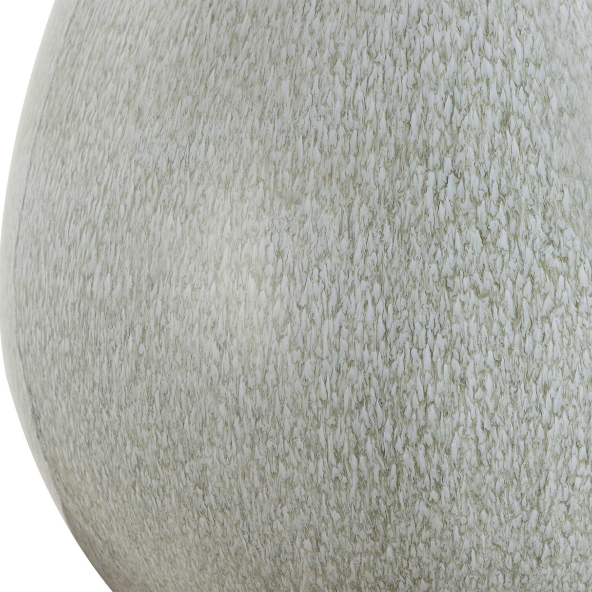   Cream Ceramic Teardrop-Shaped Table Lamp | Oroa.com