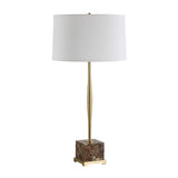 Brass Spindle Base Table Lamp | Uttermost Booker