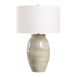   Gray Glazed Ceramic Table Lamp | Oroa.com