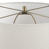 Distressed Brown Ceramic Table Lamp | Uttermost Rya