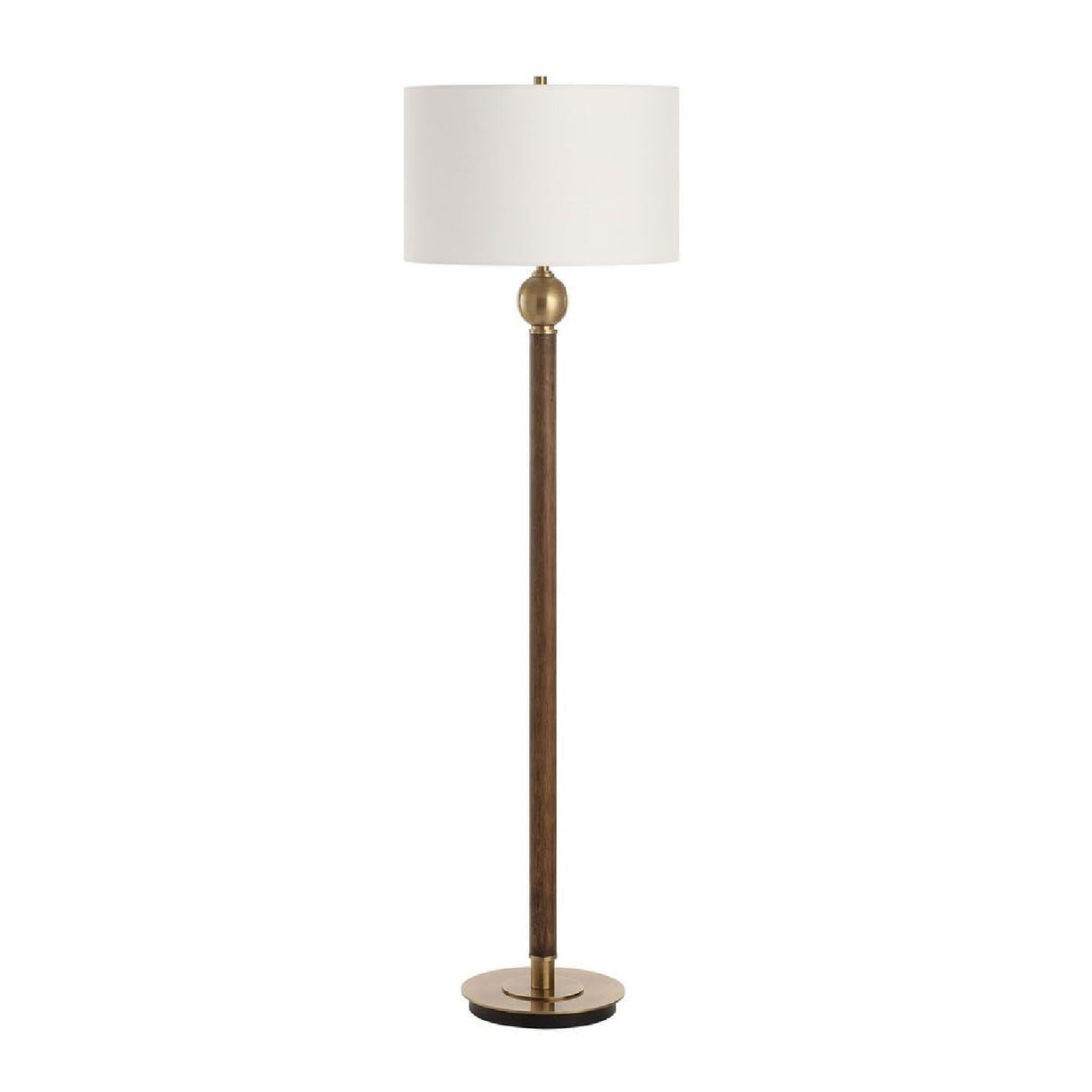 Dark Oak Stem Floor Lamp | Uttermost Keros
