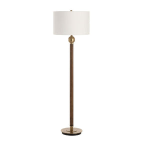 Dark Oak Stem Floor Lamp by Uttermost Keros
