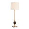 White Linen Shade Buffet Lamp | Uttermost Dempsey - www.oroa.com