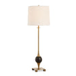 White Linen Shade Buffet Lamp | Uttermost Dempsey - www.oroa.com