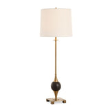 White Linen Shade Buffet Lamp | Uttermost Dempsey - www.oroa.com