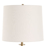 White Linen Shade Buffet Lamp | Uttermost Dempsey - www.oroa.com