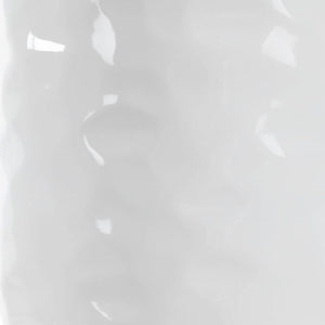   White Linen Drum Table Lamp | Oroa.com