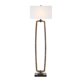 Modern European furniture - Carved Antique Gold Floor Lamp - www.oroa.com
