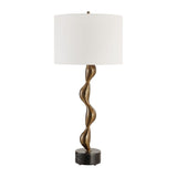 Organic-Curved Bronze Table Lamp | Uttermost Remolino