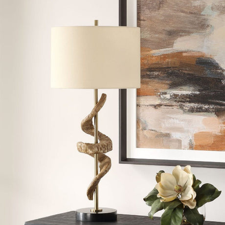 Horn-Inspired Base Table Lamp | Uttermost Rams Horn
