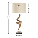 Horn-Inspired Base Table Lamp | Uttermost Rams Horn