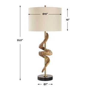   Horn-Inspired Base Table Lamp | Oroa.com