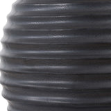 Bronze Ribbed Ceramic Table Lamp | Uttermost Chelsom