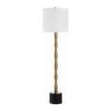 Antique Brass Stem Buffet Lamp | Uttermost Ezra