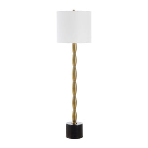 Antique Brass Stem Buffet Lamp by Uttermost Ezra