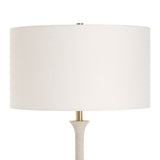White Man-Made Stone Floor Lamp | Uttermost Dewdrop