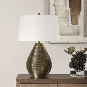   Brass Plated Table Lamp | Oroa.com