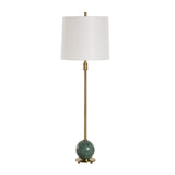 Green Marble Orb Buffet Lamp | Uttermost Bledel