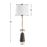 Black Marble Base Buffet Lamp | Uttermost Jenson