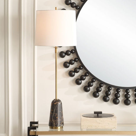 Black Marble Base Buffet Lamp | Uttermost Jenson