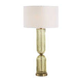 Modern European furniture - Transparent Green Glass Table Lamp - www.oroa.com