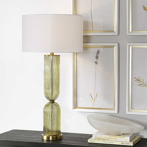   Transparent Green Glass Table Lamp | Oroa.com