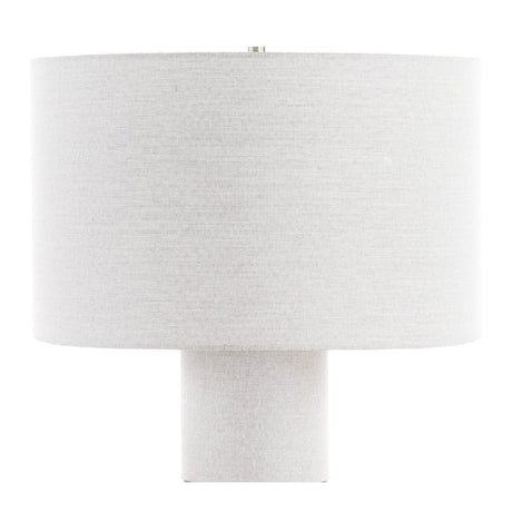 Modern European furniture - Linen & Crystal Table Lamp - www.oroa.com