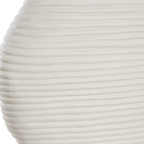 Modern European furniture - White Ceramic Organic-Shaped Table Lamp - www.oroa.com