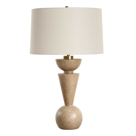 Geometrical Stone Table Lamp | Uttermost Cullum