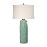 Crackled Teal Ceramic Table Lamp | Uttermost Andale