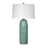 Crackled Teal Ceramic Table Lamp | Uttermost Andale