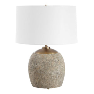   Brown Concrete Table Lamp | Oroa.com